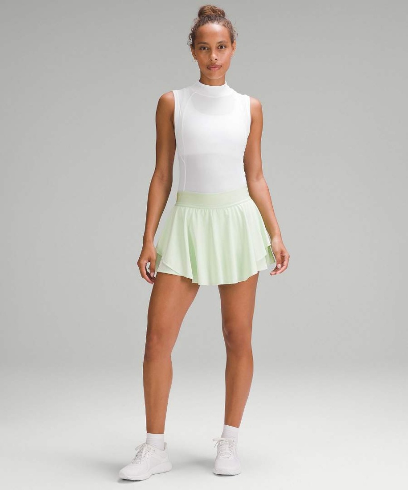 Lululemon Lätta Nulux Mock-Neck Linne Dam Vita Sverige | YSZHGL590