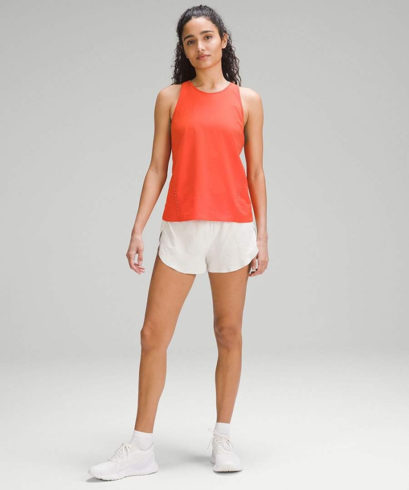 Lululemon Lätta Stretch Löpar Airflow Linne Dam Orange Sverige | KTWZGL495
