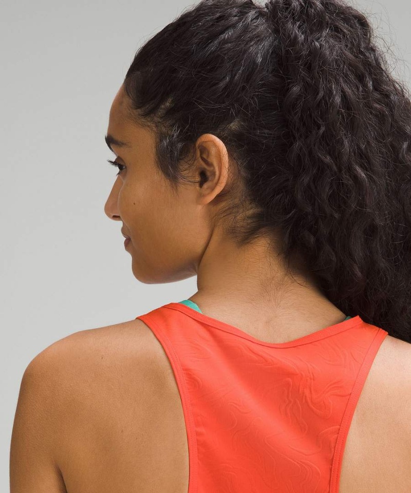 Lululemon Lätta Stretch Löpar Airflow Linne Dam Orange Sverige | KTWZGL495