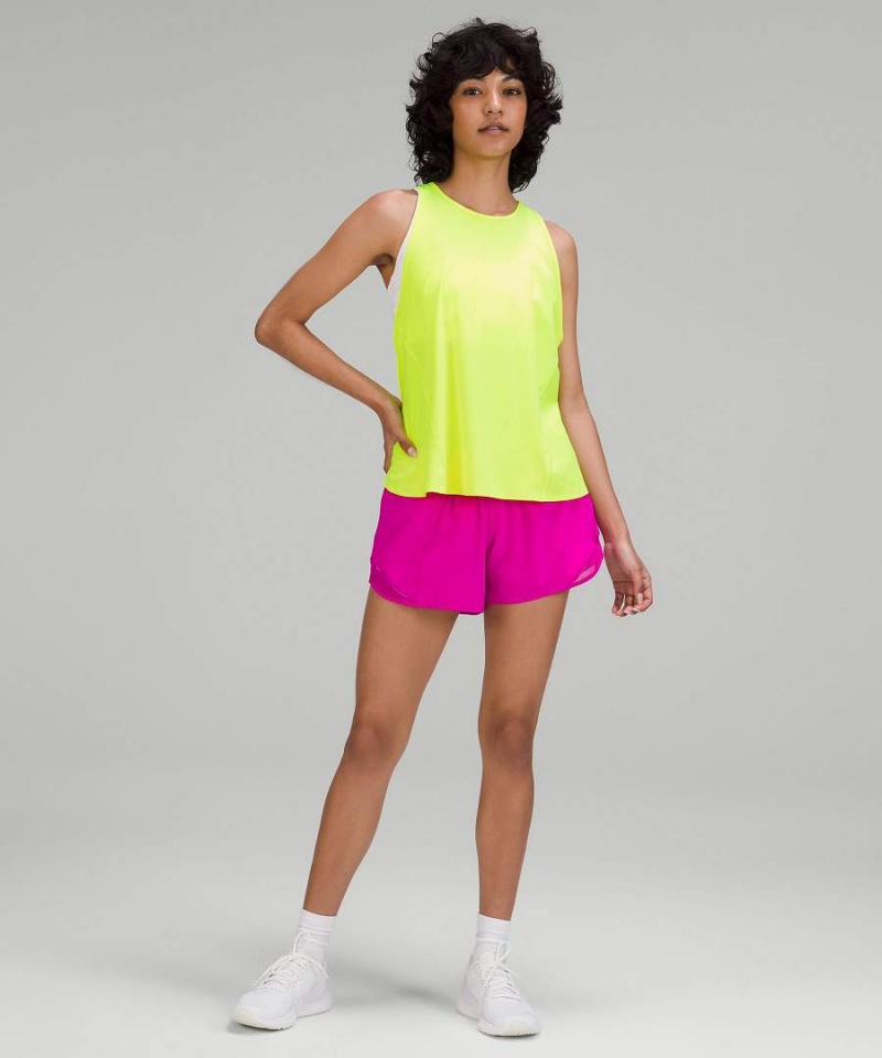 Lululemon Lätta Stretch Löpar Linne Dam Gula Sverige | HMQWAI869