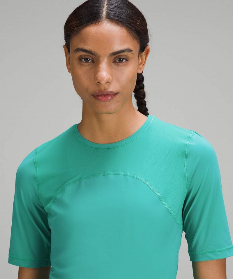 Lululemon Lätta Trail Löpar T-shirt Dam Gröna Sverige | EFCOQU375