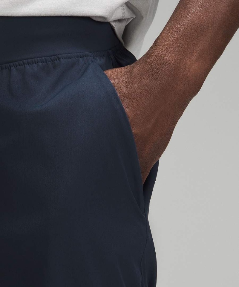 Lululemon Lätta Twill Klassiska-Fit Byxor Herr Marinblå Sverige | YWHRDU192