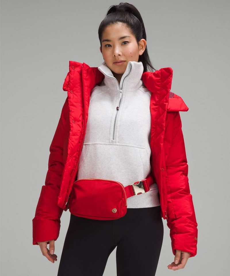 Lululemon Lunar New Year Everywhere 1L Bältesväska Dam Mörkröda Guld Sverige | DRHKPV895