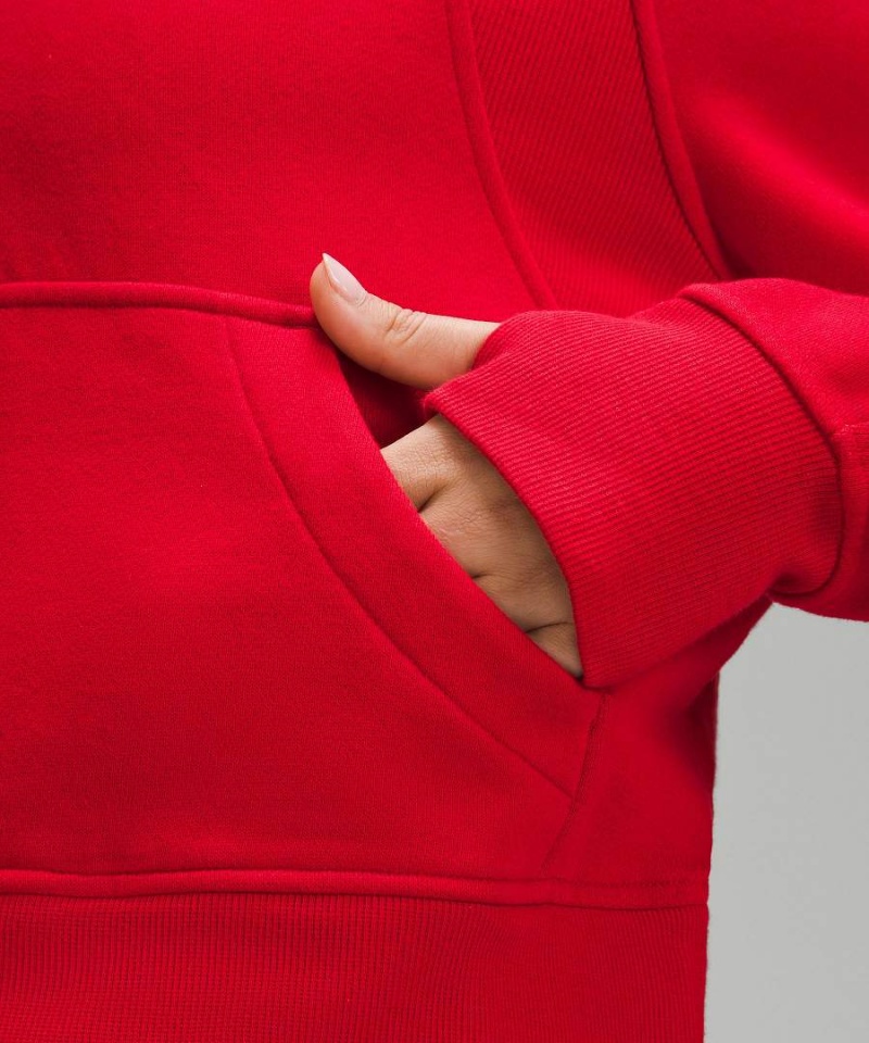 Lululemon Lunar New Year Scuba Oversized Half-Zip Hoodie Dam Mörkröda Sverige | TNMYGP436