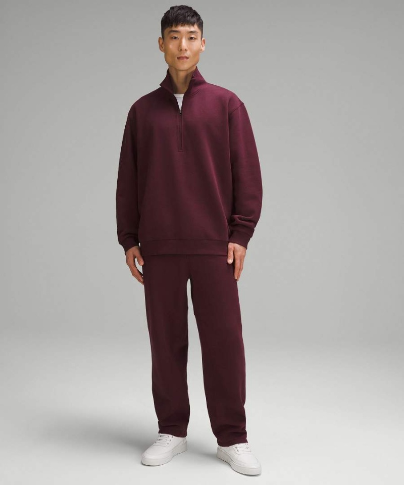 Lululemon Lunar New Year Steady State Half Zip Tröjor Herr Vinröda Sverige | VGAUPE256