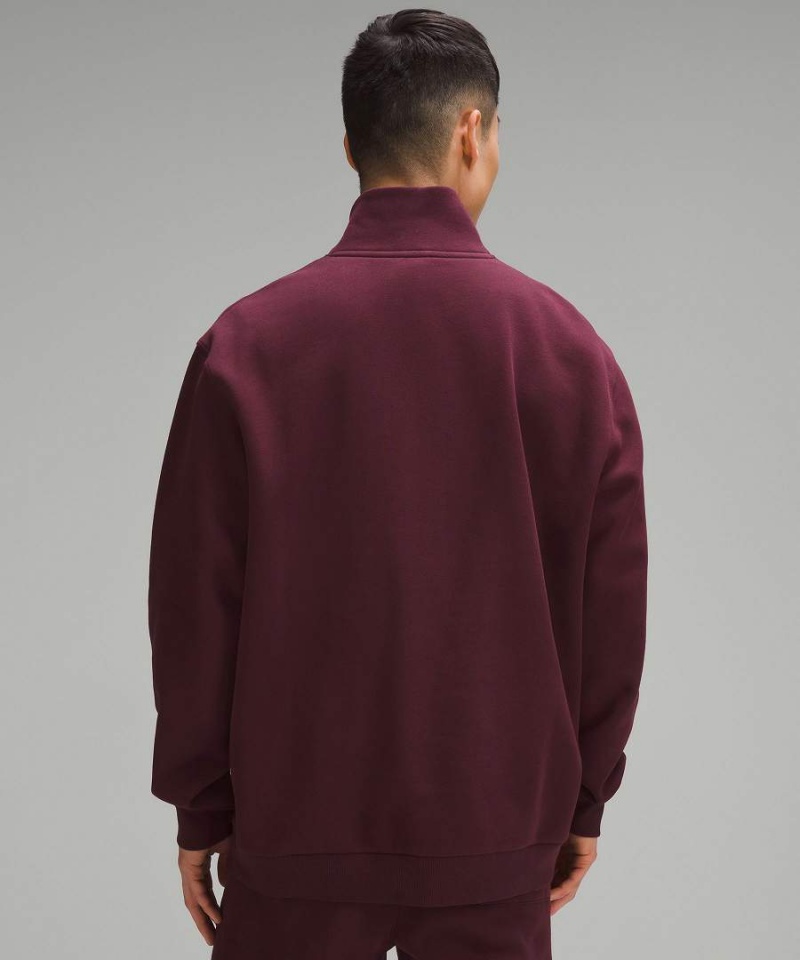Lululemon Lunar New Year Steady State Half Zip Tröjor Herr Vinröda Sverige | VGAUPE256