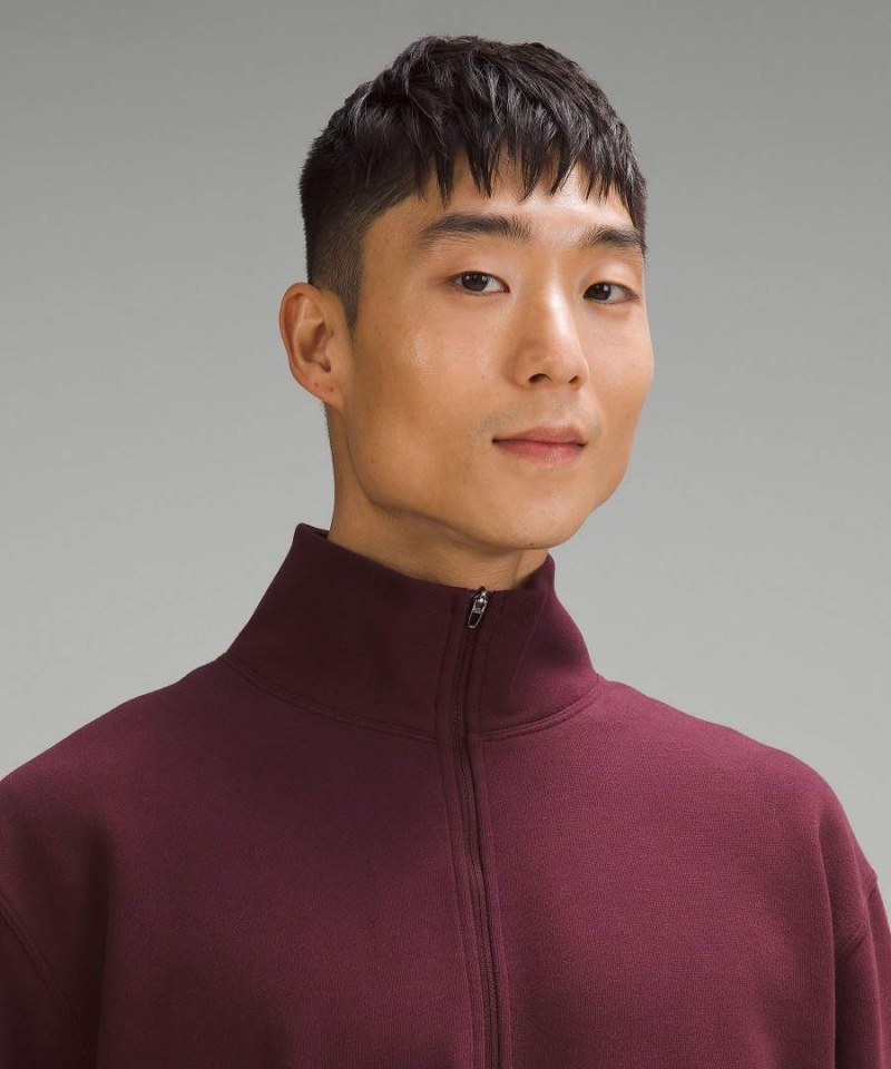 Lululemon Lunar New Year Steady State Half Zip Tröjor Herr Vinröda Sverige | VGAUPE256