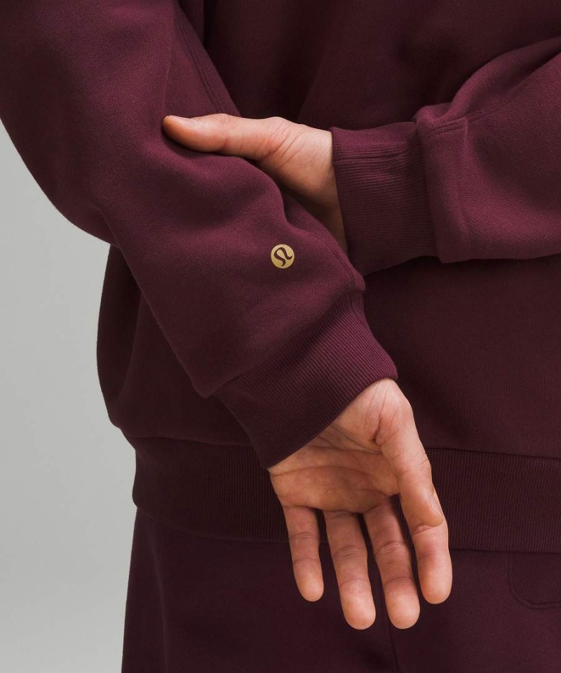 Lululemon Lunar New Year Steady State Half Zip Tröjor Herr Vinröda Sverige | VGAUPE256