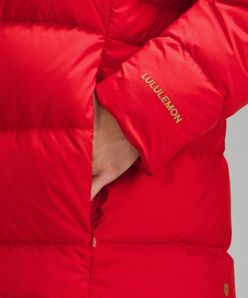 Lululemon Lunar New Year Wunder Puff Dunjackor Herr Röda Röda Olika Färger Sverige | YXSNBP917