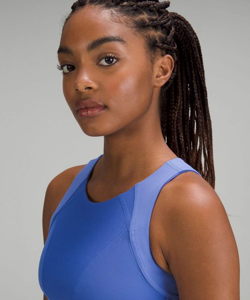 Lululemon Mesh Panelled Tränings Shelf Linne Dam Indigo Sverige | AXWLIQ165