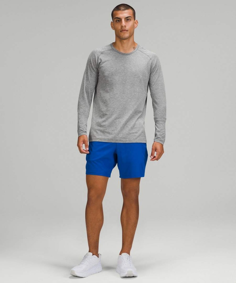 Lululemon Metal Vent Tech 2.0 Långärmad Tröja Herr Vita Sverige | ONZCIJ058