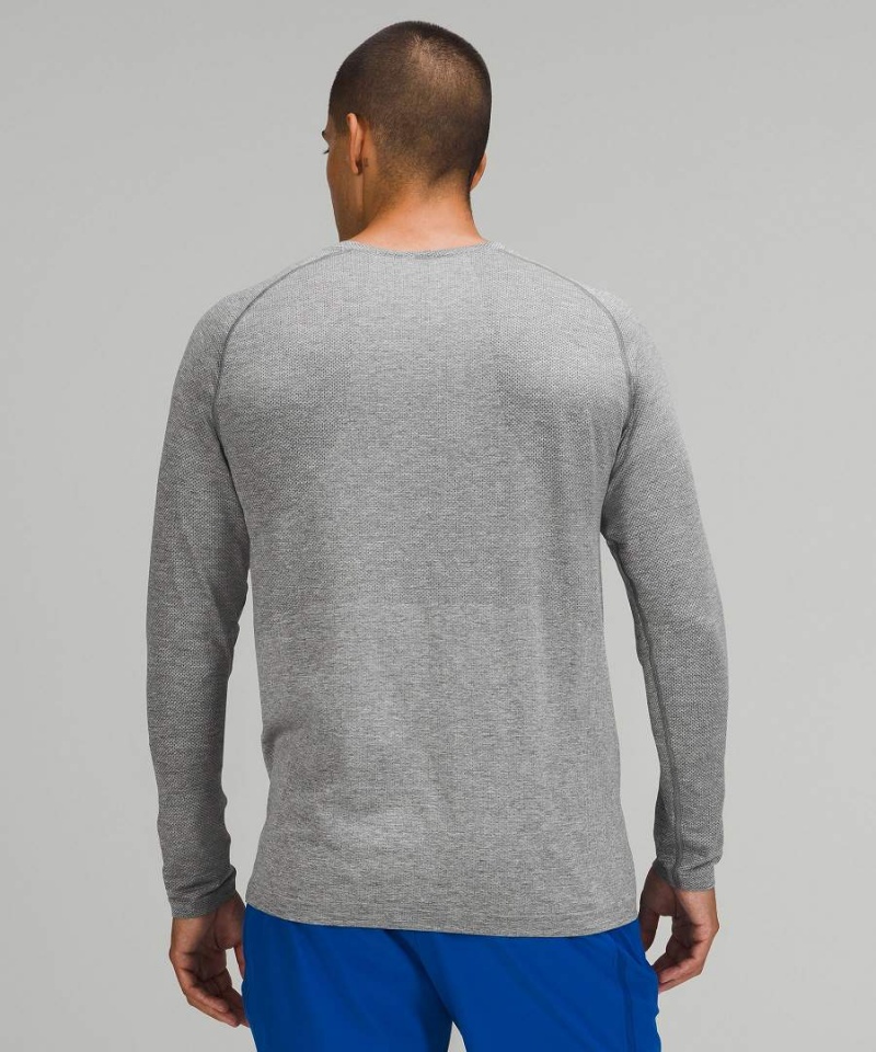 Lululemon Metal Vent Tech 2.0 Långärmad Tröja Herr Vita Sverige | ONZCIJ058