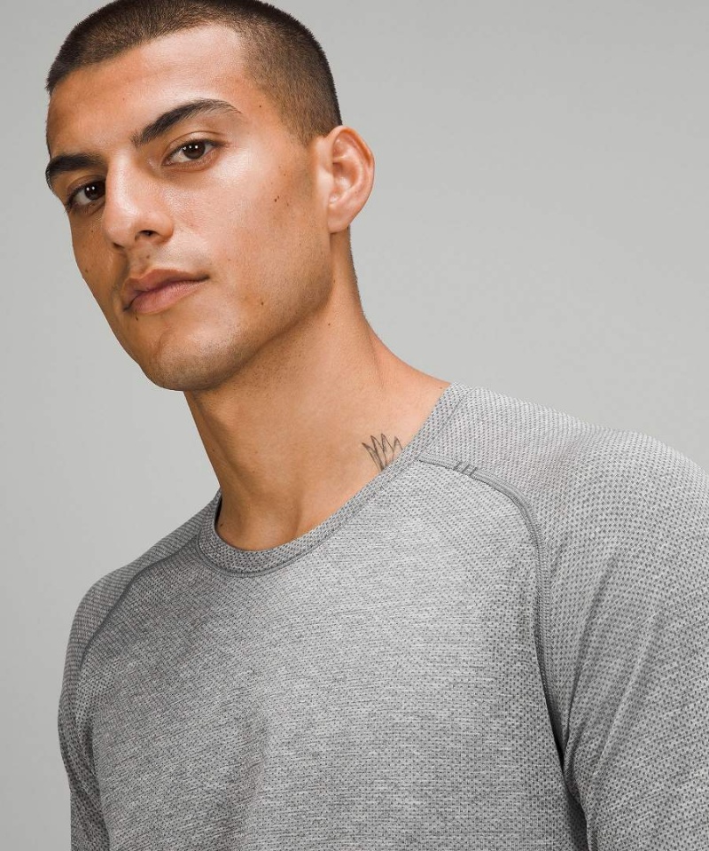 Lululemon Metal Vent Tech 2.0 Långärmad Tröja Herr Vita Sverige | ONZCIJ058