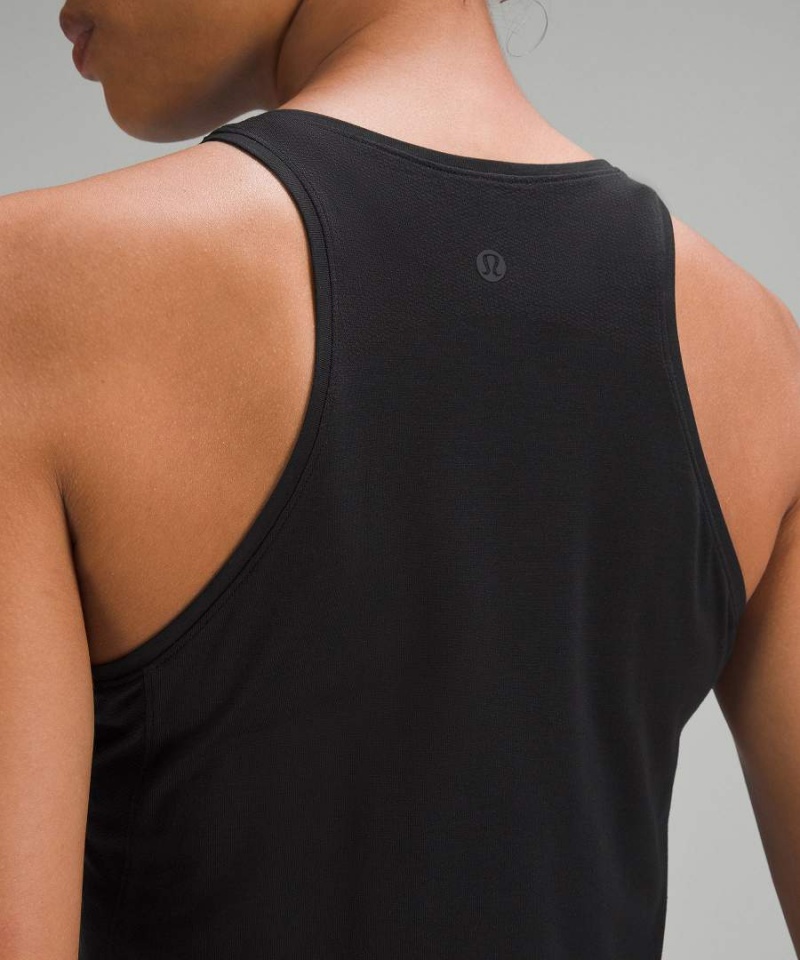 Lululemon Modal-Blend High-Neck Yoga Linne Dam Svarta Sverige | OYGWFE971