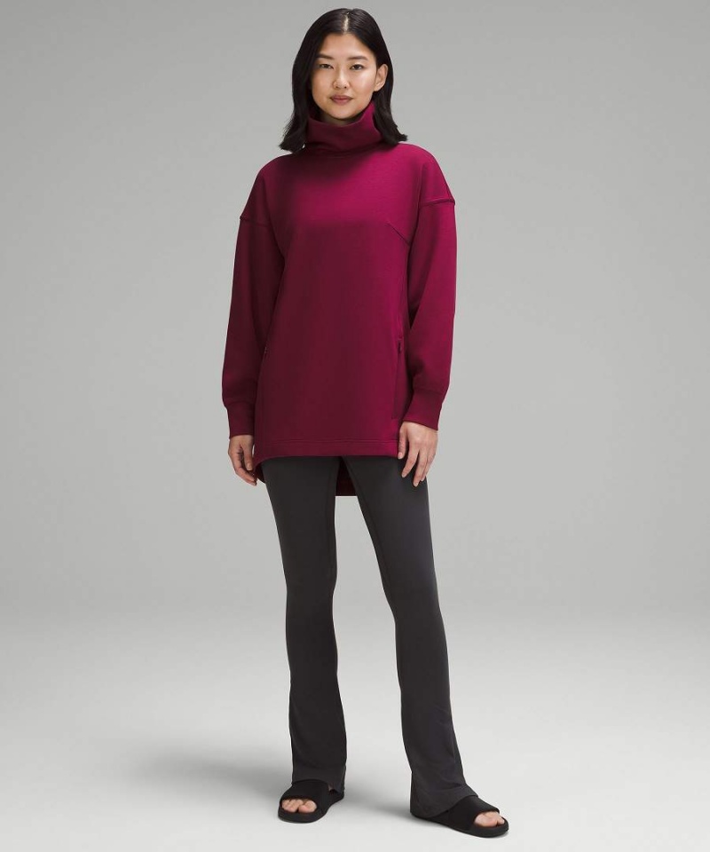 Lululemon Modal-Blend Turtleneck Tunic Tröjor Dam Vinröda Sverige | RWIDLT827