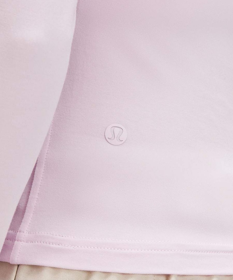 Lululemon Modal-Silk Blend V-Neck Långärmad Tröja Dam Rosa Sverige | HIWYAK063