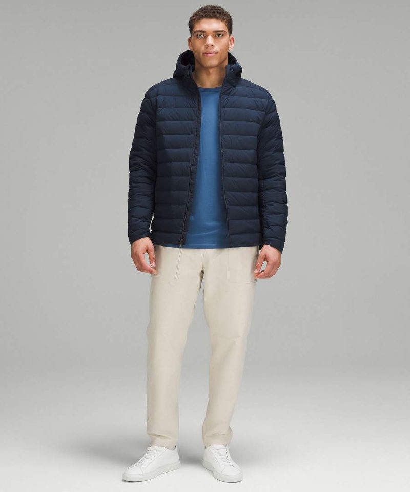 Lululemon Navigation Hoodie Dunjackor Herr Marinblå Sverige | LRXOSW409