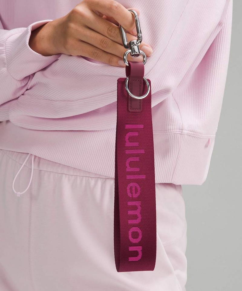 Lululemon Never Lost Nyckelband Dam Vinröda Rosa Sverige | LSTYGP285