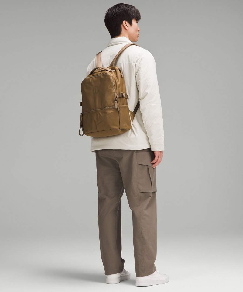 Lululemon New Crew 22L Ryggsäckar Herr Khaki Sverige | LNBKFO698