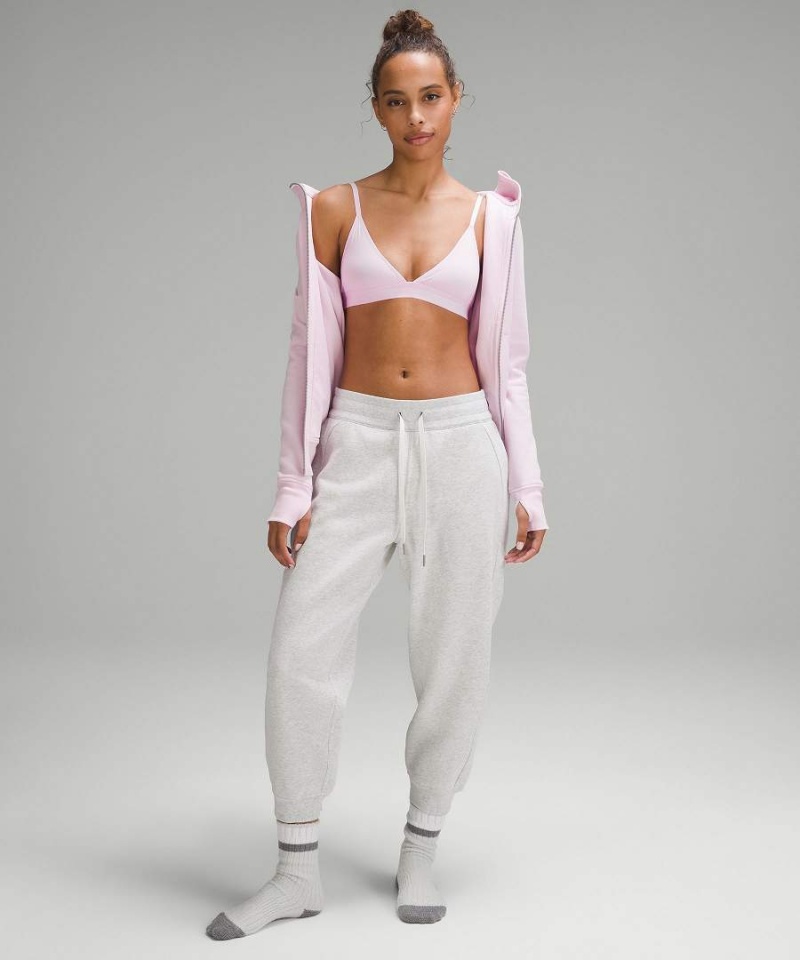 Lululemon Nulu Mesh Logo Triangle Bralette A/B Cup Sport BH Dam Rosa Sverige | MZHFPE529