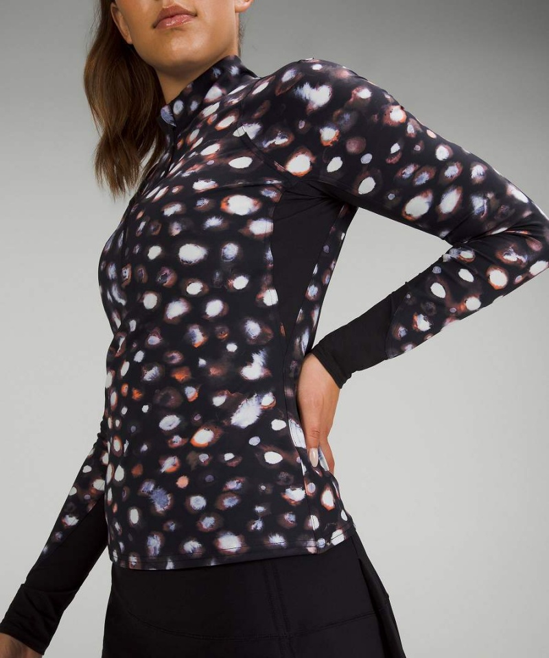 Lululemon Nulux Half-Zip Långärmad Tröja Dam Orange Olika Färger Sverige | DHMPCE953