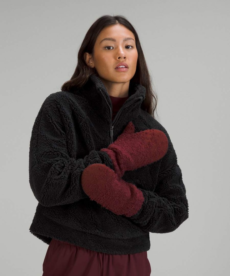 Lululemon Ombre Knit Textured Vantar Dam Röda Vinröda Röda Vinröda Sverige | BOCKWH029
