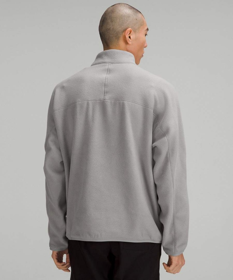 Lululemon Oversized Fleece Half Zip Tröjor Herr Grå Sverige | WFUJRH126