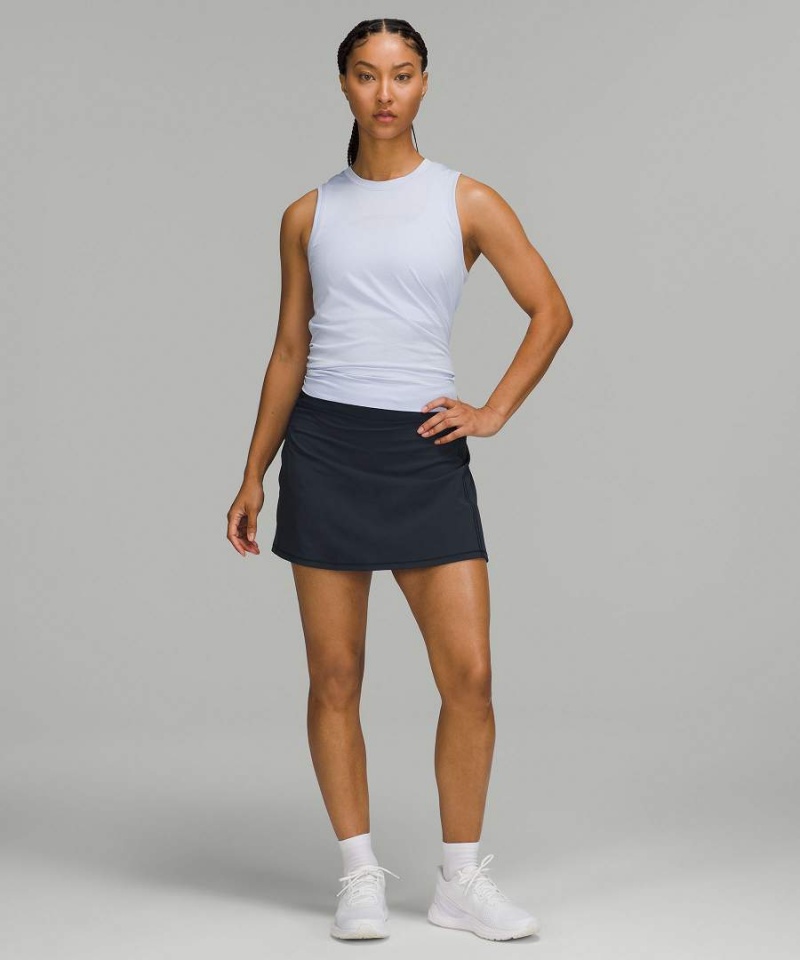 Lululemon Pace Rival Mid-Rise Extra Long Kjolar Dam Marinblå Sverige | VMOWSN326