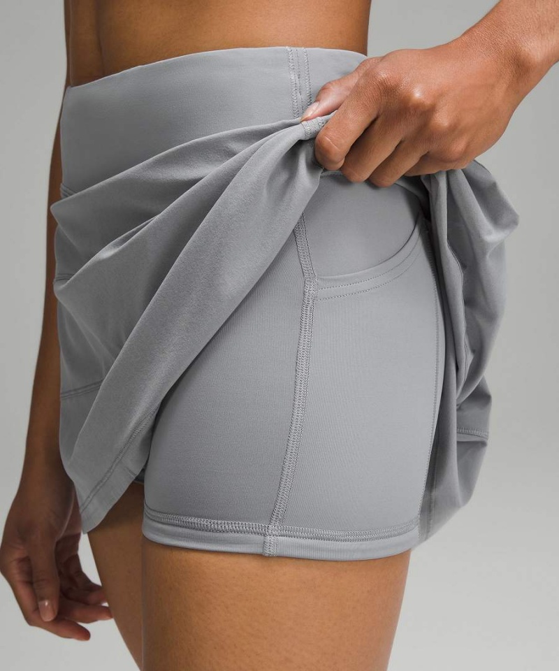 Lululemon Pace Rival Mid-Rise Long Kjolar Dam Grå Sverige | JOLPNA074