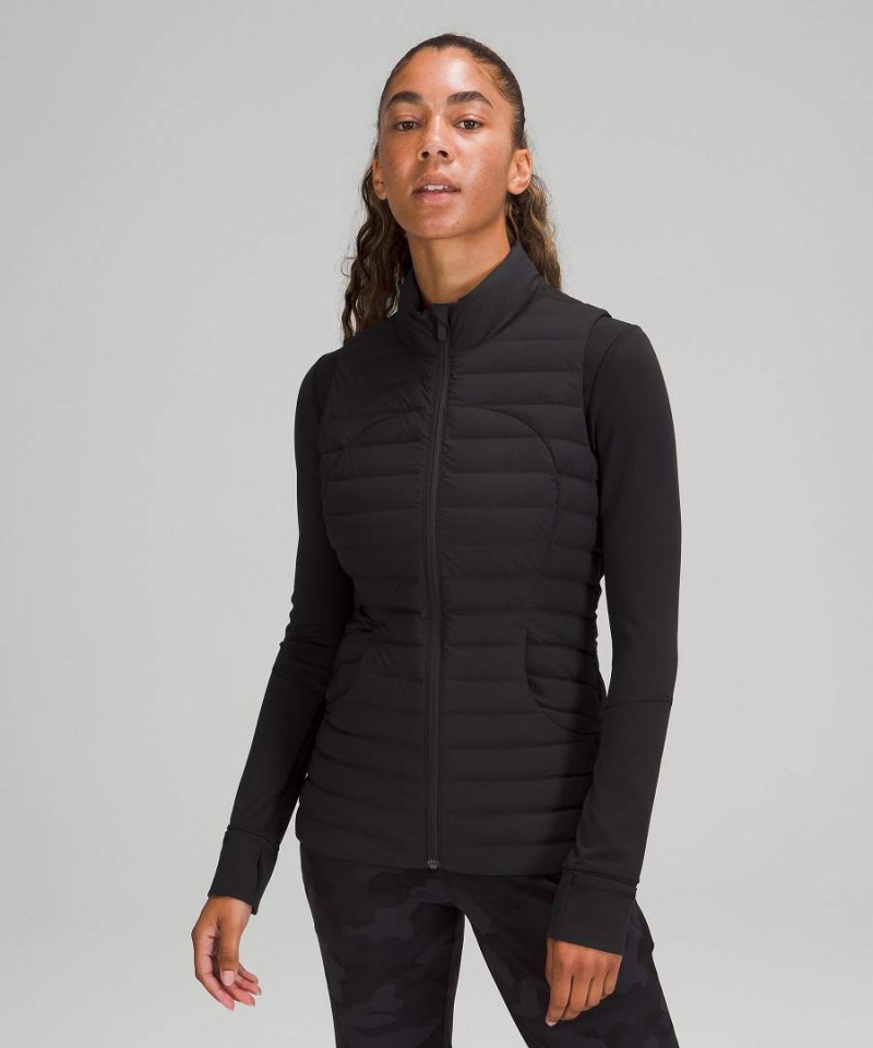 Lululemon Pack It Down Väst Dam Svarta Sverige | DNCUFW361