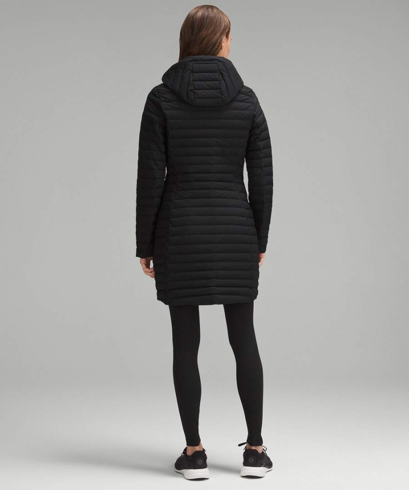 Lululemon Pack It Long Dunjackor Dam Svarta Sverige | ANLBWS750