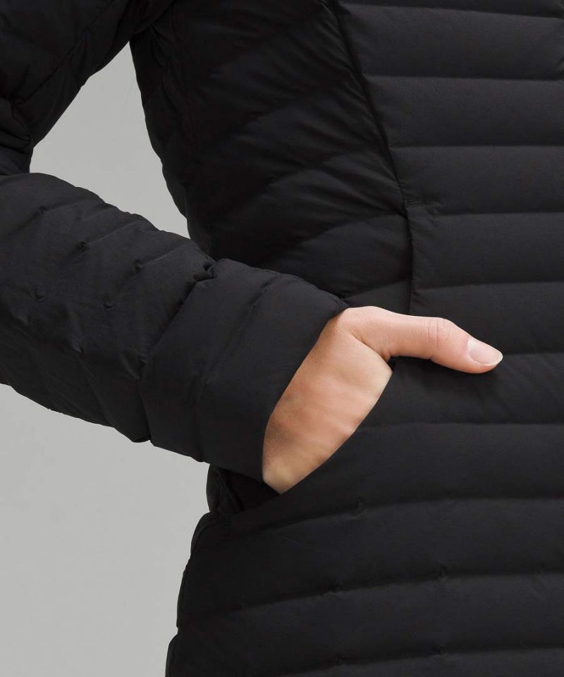 Lululemon Pack It Long Dunjackor Dam Svarta Sverige | ANLBWS750