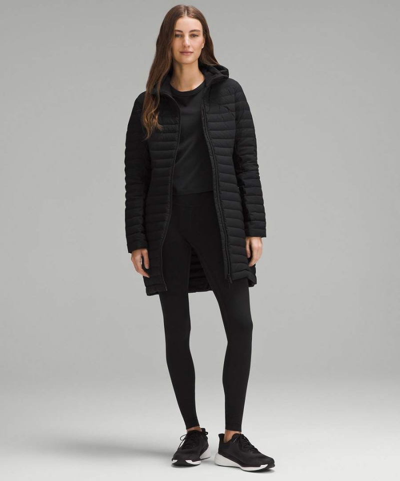 Lululemon Pack It Long Dunjackor Dam Svarta Sverige | ANLBWS750
