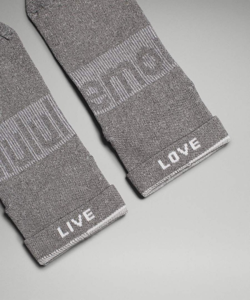 Lululemon Power Stride Ankle 3 Pack Strumpor Herr Grå Sverige | KTACEB098