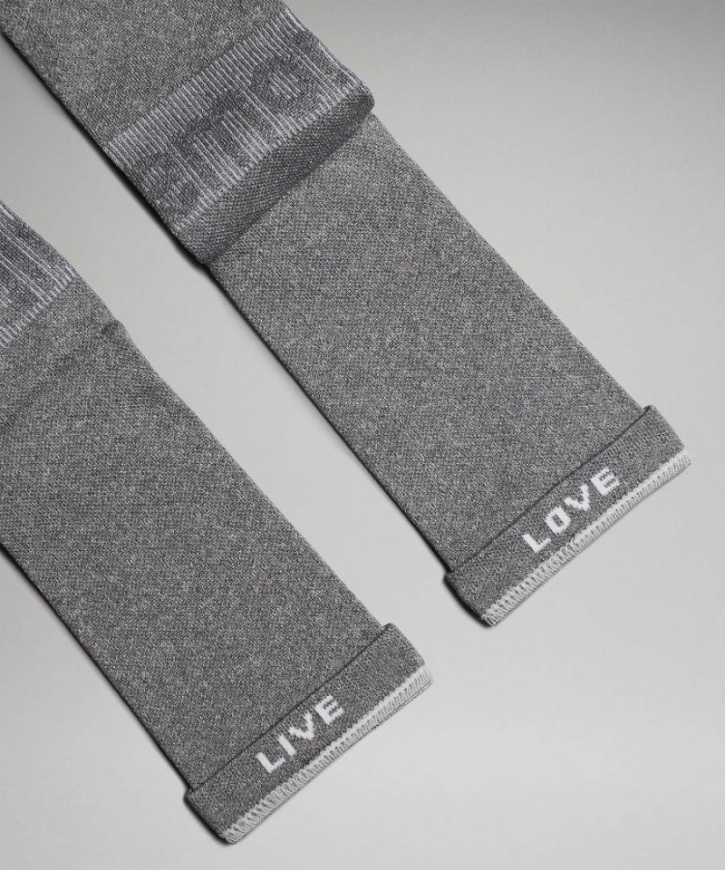 Lululemon Power Stride Crew 3 Pack Strumpor Herr Grå Sverige | VNLFBZ328