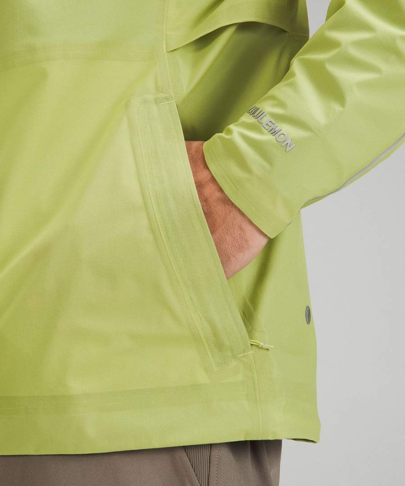 Lululemon Precipitation Jackor Herr Gröna Sverige | UQIMAZ407