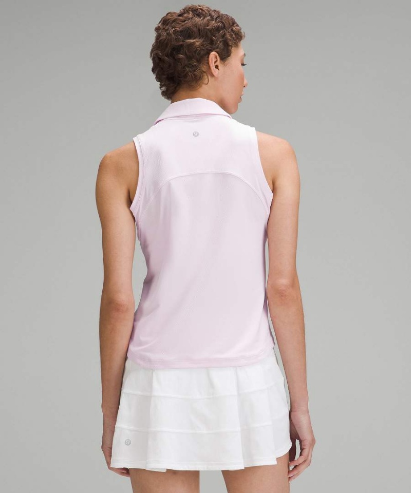 Lululemon Quick-Dry Ärmlös Piketröja Dam Rosa Sverige | YACJTK180