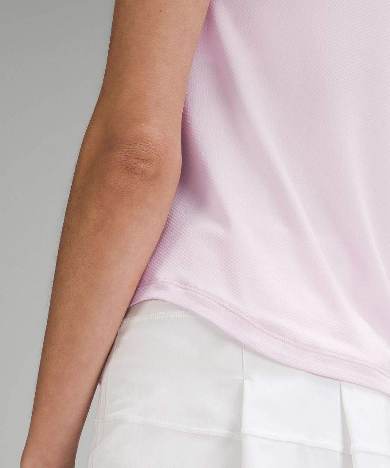 Lululemon Quick-Dry Ärmlös Piketröja Dam Rosa Sverige | YACJTK180