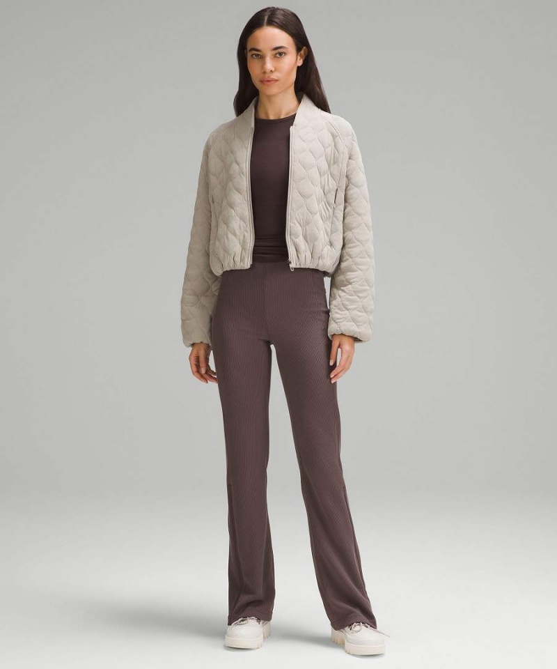 Lululemon Quiltad Bomberjacka Dam Svarta Sverige | HQMJKD495