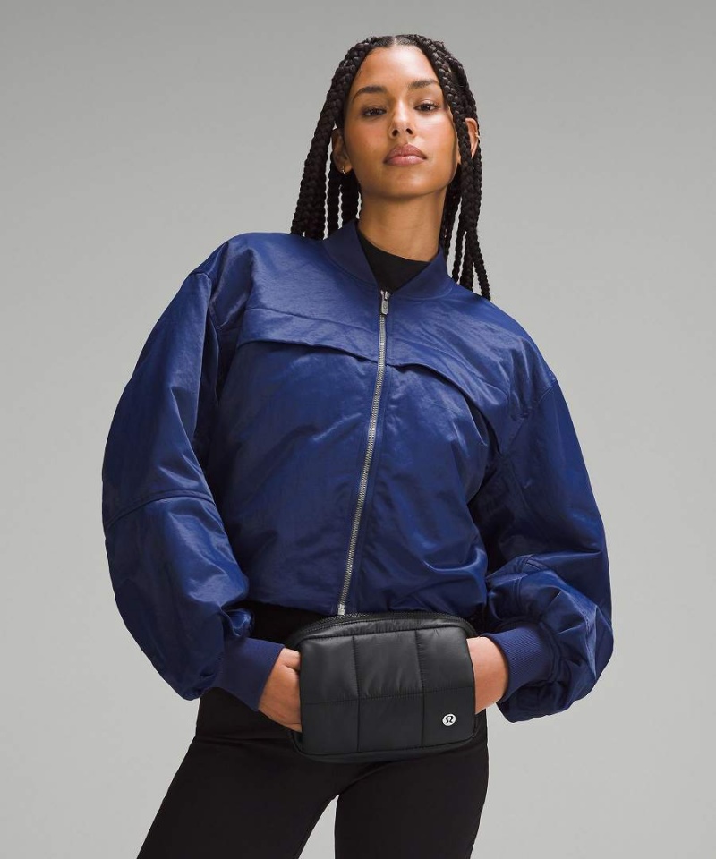 Lululemon Quiltad Grid Hand Warmer 1.5L Bältesväska Dam Svarta Sverige | BAMNCL314