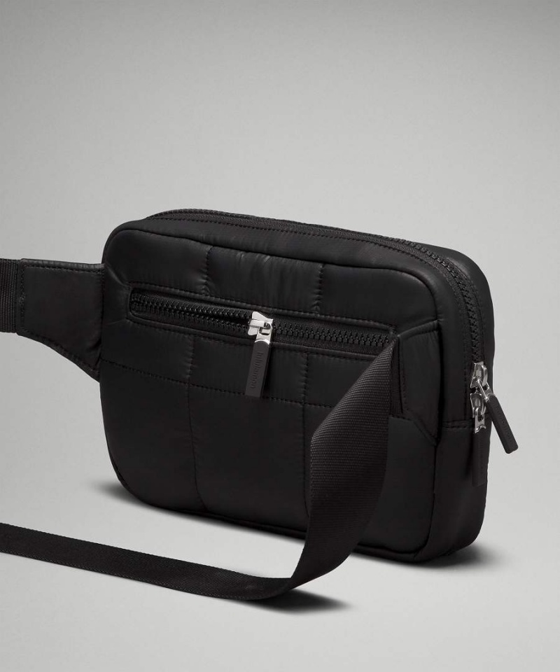 Lululemon Quiltad Grid Hand Warmer 1.5L Bältesväska Dam Svarta Sverige | BAMNCL314
