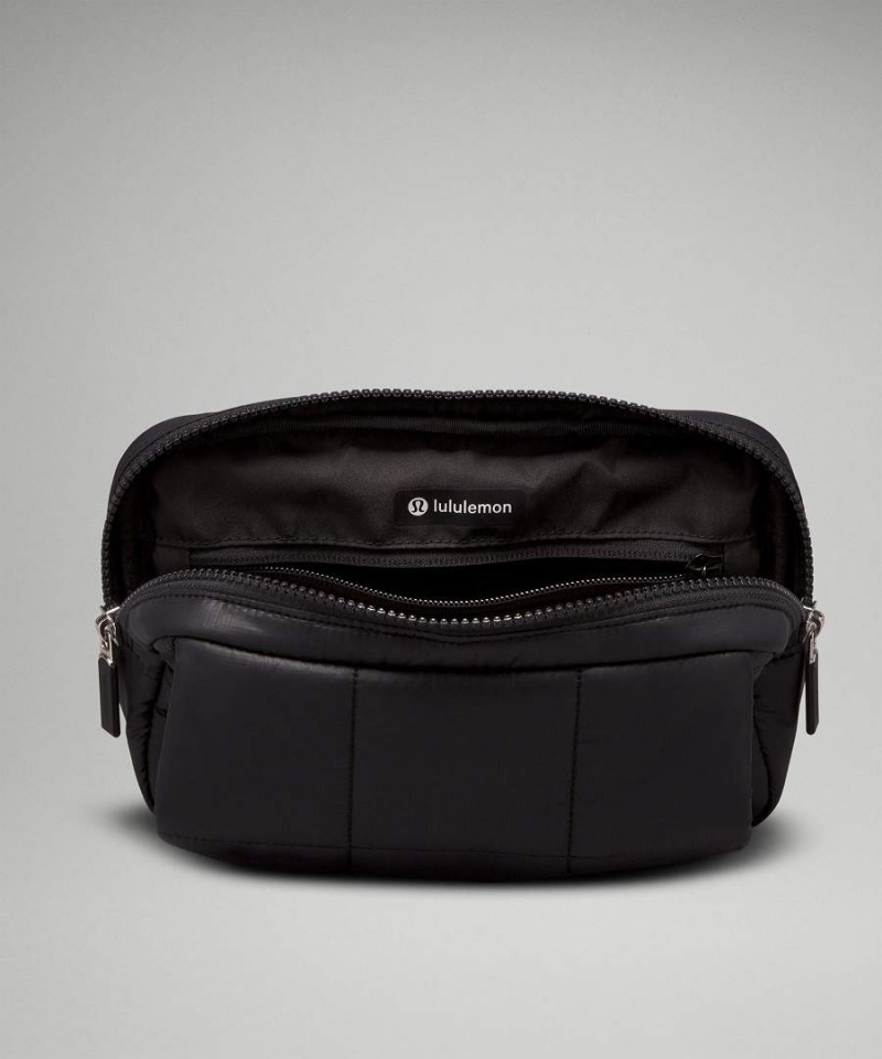 Lululemon Quiltad Grid Hand Warmer 1.5L Bältesväska Dam Svarta Sverige | BAMNCL314