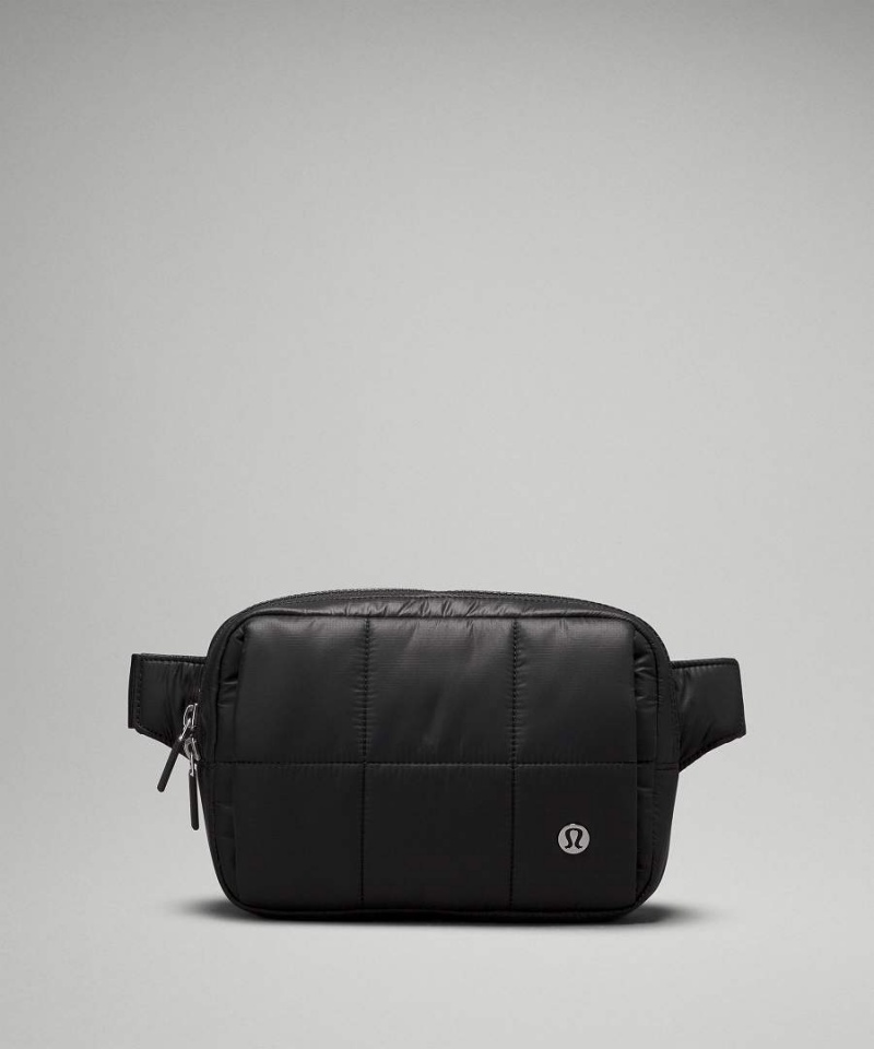 Lululemon Quiltad Grid Hand Warmer 1.5L Bältesväska Dam Svarta Sverige | BAMNCL314