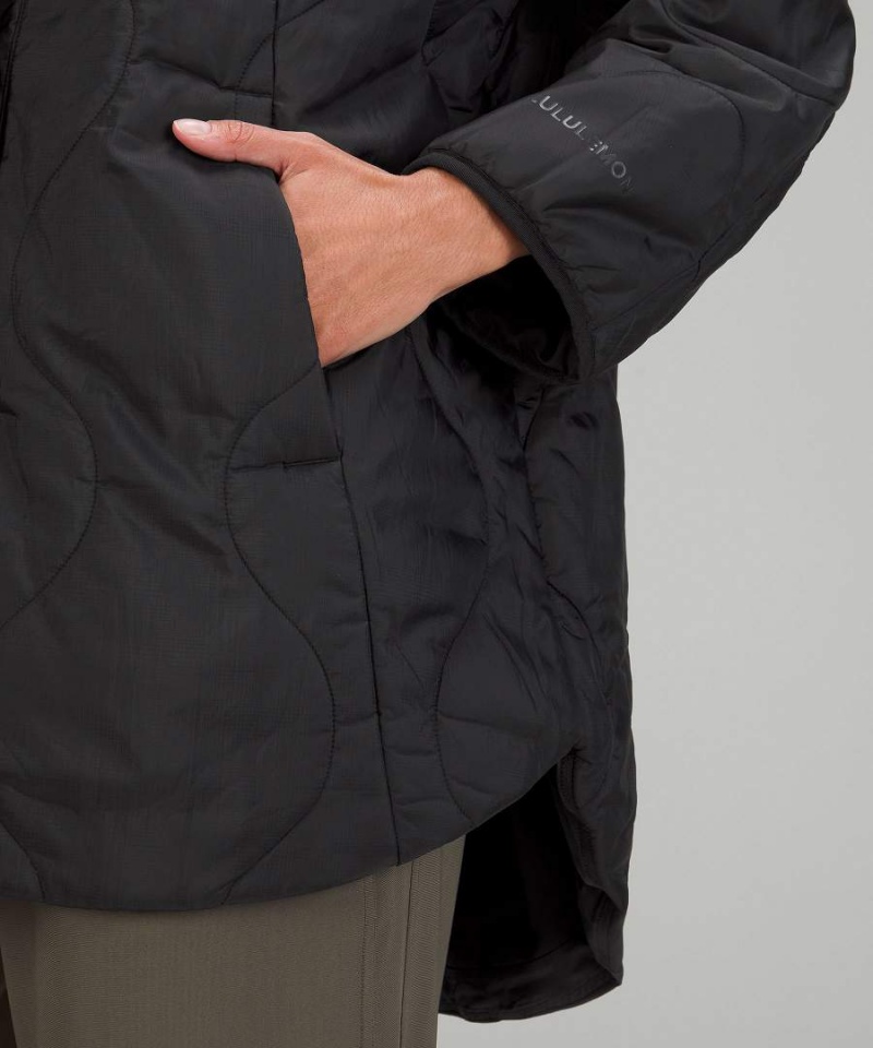 Lululemon Quiltad Light Insulation Jackor Dam Svarta Sverige | OIEJLW840