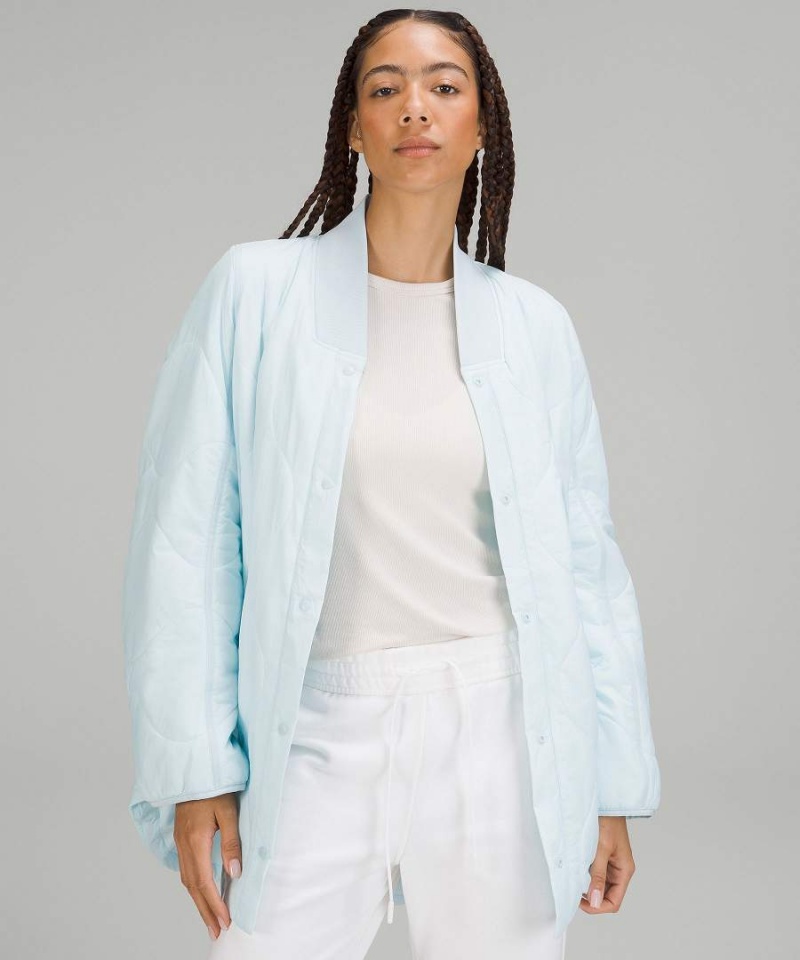 Lululemon Quiltad Light Insulation Jackor Dam Blå Sverige | TYXIQS976
