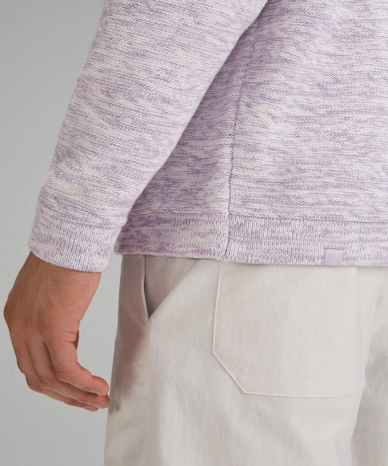 Lululemon Relaxed-Fit Crewneck Knit Tröjor Herr Lila Sverige | ERWUYC405