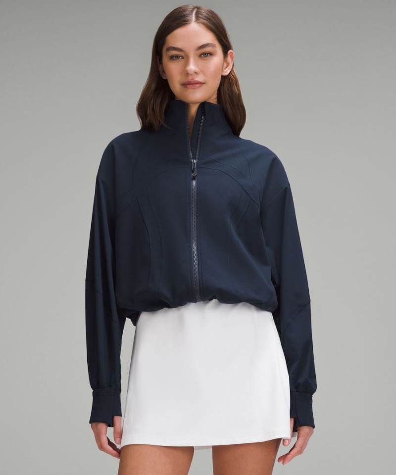 Lululemon Relaxed-Fit Luon Define Jacket Dam Marinblå Sverige | METLVH958
