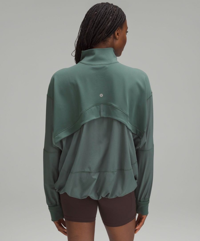 Lululemon Relaxed-Fit Luon Define Jacket Dam Mörkgröna Sverige | XPCSGE410