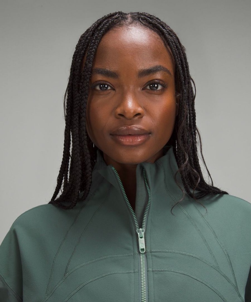 Lululemon Relaxed-Fit Luon Define Jacket Dam Mörkgröna Sverige | XPCSGE410