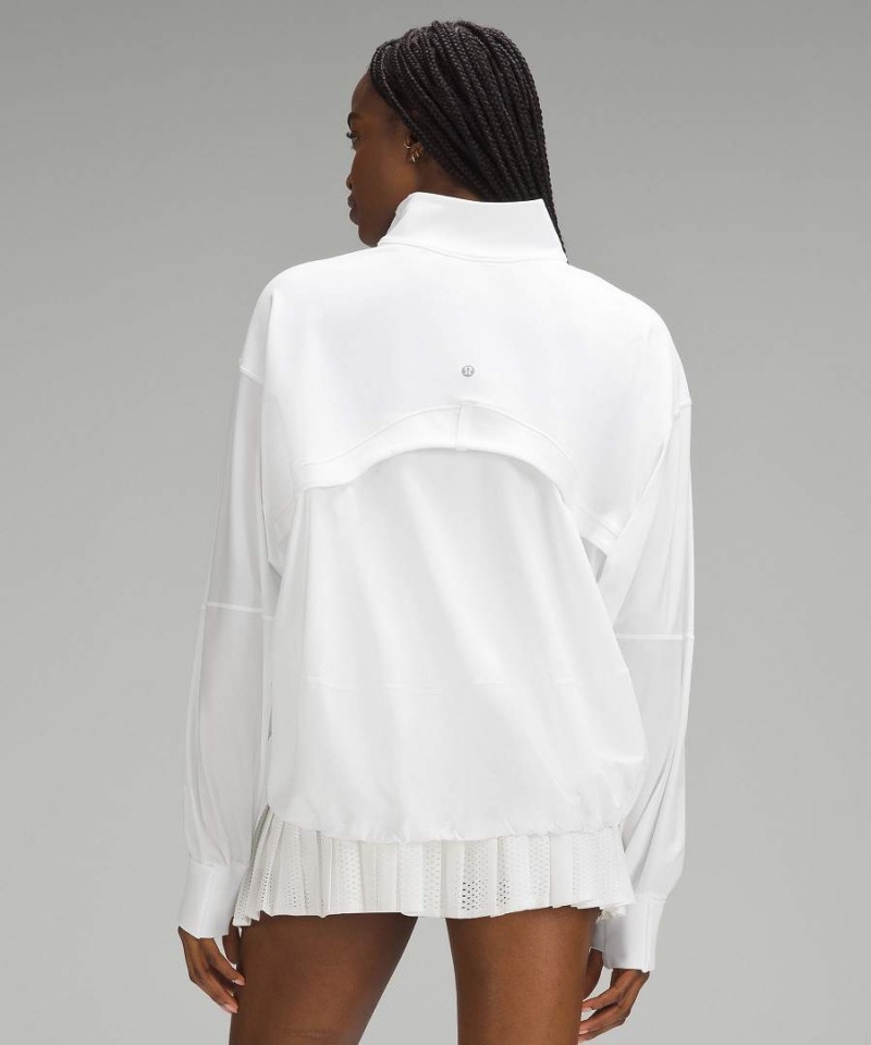 Lululemon Relaxed-Fit Luon Define Jacket Dam Vita Sverige | WAIGMK120